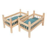 Small foot - wooden doll bunk bed