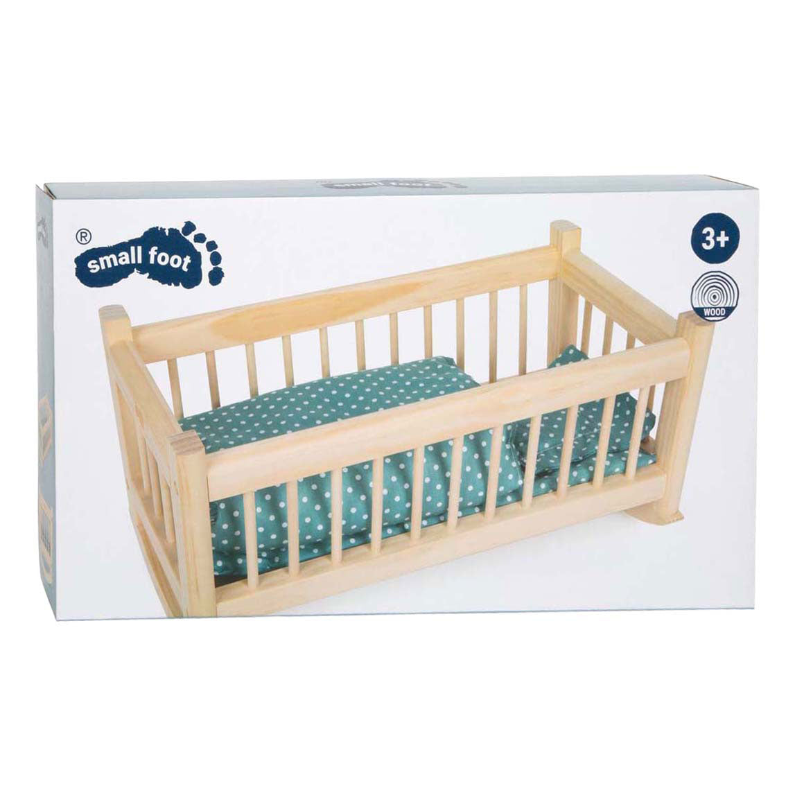 Small Foot - wooden doll's cradle