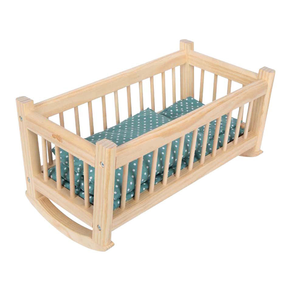 Small Foot - wooden doll's cradle