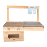 Small foot - wooden raised mud kitchen