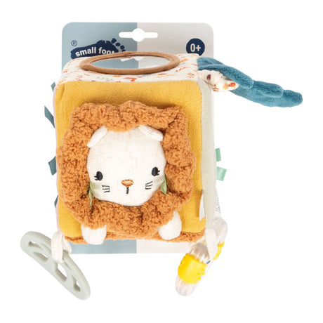 Small foot - fabric cube small lion