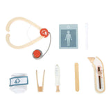 Small foot - doctor's bag playset red - 8 pcs.