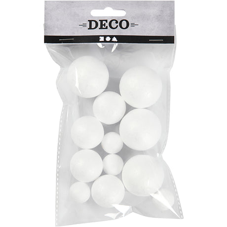 Creativ Company Styrofoam balls white, 12 pcs.
