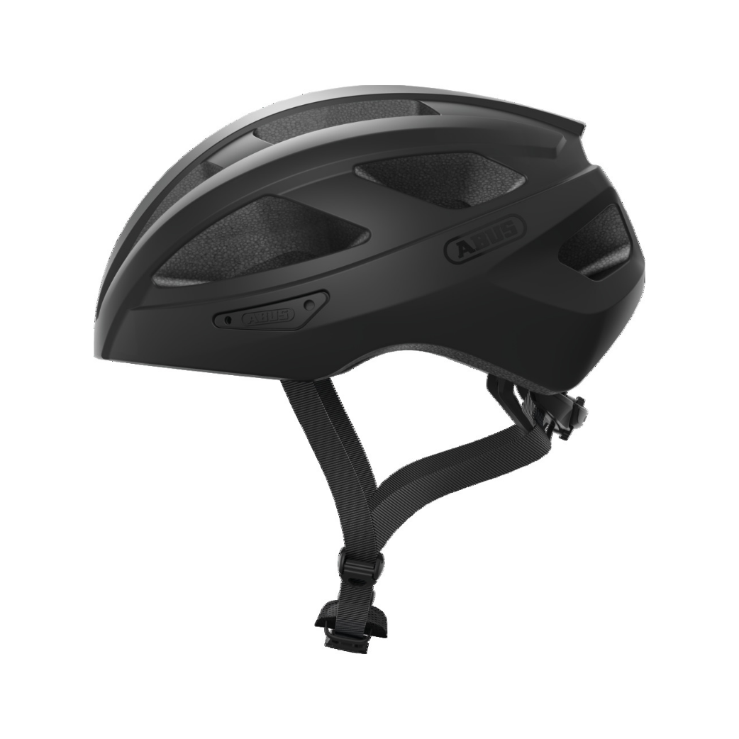 Abus Helm MacatgoD glänzend Velvet schwaarz m 52-58cm