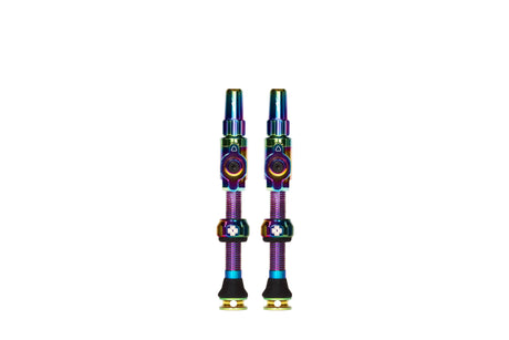 Muc-off tubeless valve big bore lite large iridescent French Presta valve 45mm