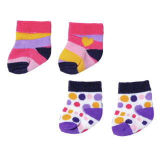 Baby born socks 2x 2 ass. 43cm | 2 pcs