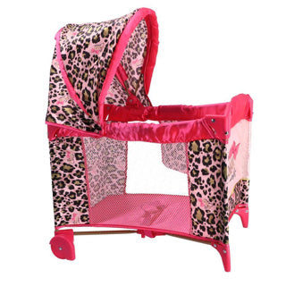 Cama de boneca Glam Crew - tamanho único - brinquedos para meninas - rosa - o
