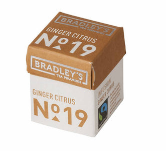 Bradley's piramini tea ginger citrus (30 pieces)