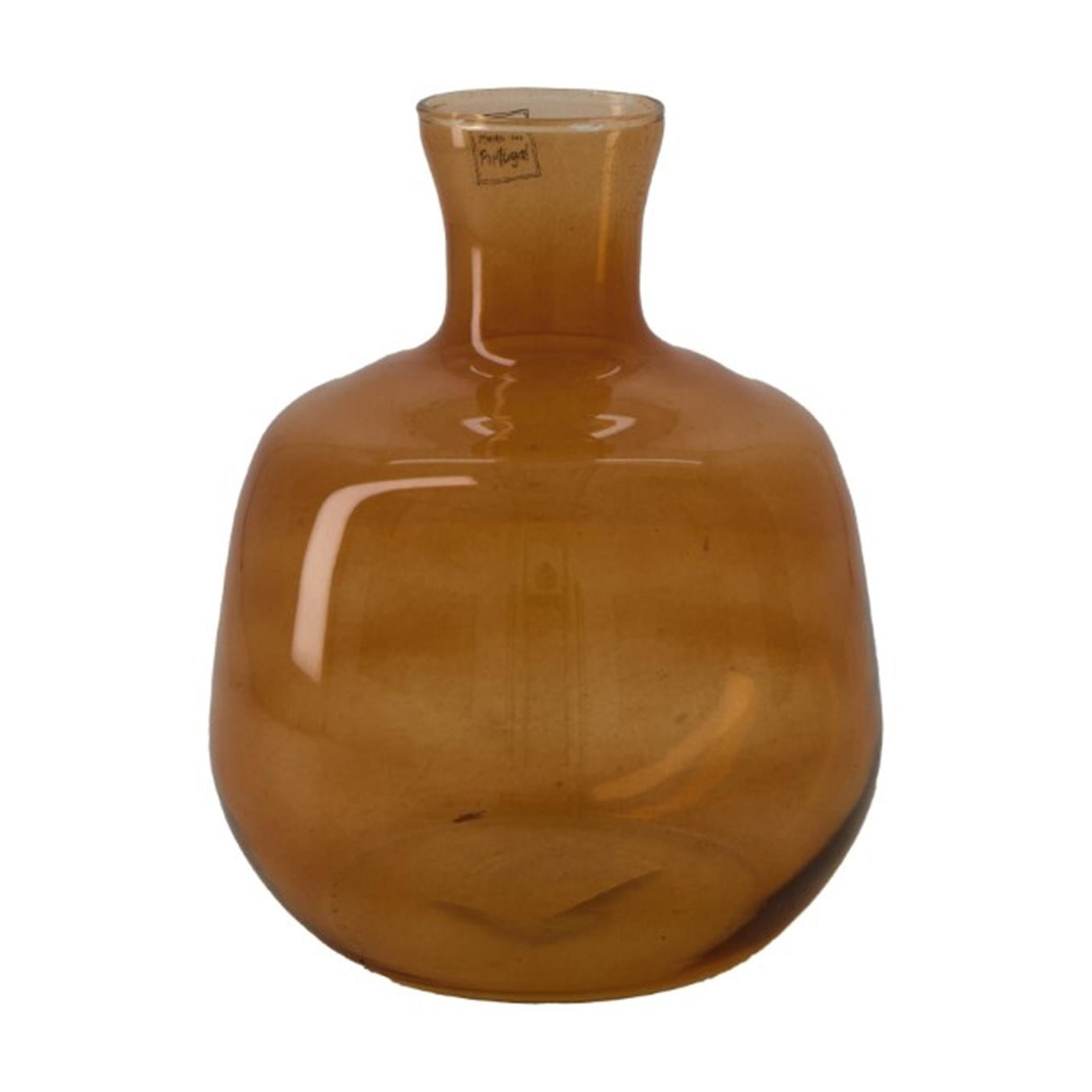 Naravne zbirke dijk naravne zbirke steklena vaza ã˜16,5x19cm rjava