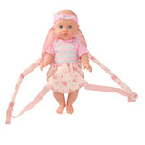 Doll carrier pink flower | 3 pieces