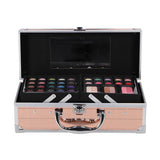 Casual make up suitcase champagne color