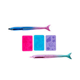 Create it! mermaid body markers 2pk + 3 stencils