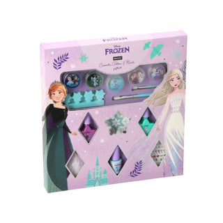 Conjunto de presentes congelados da Disney com 13 peças de unhas de tatuagem | 6 peças