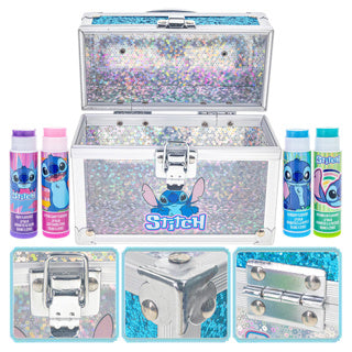 Stitch make-up koffertje met 4 lipbalsem | 3 stuks