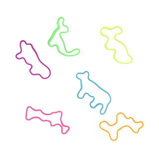 Bracelet buddy bands jumbo assorted | 36 pieces