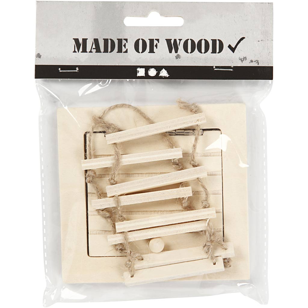 Creativ company https: www.cchobby.nl attic hatch-and-rope-ladder-size-9-20-cm-1-set
