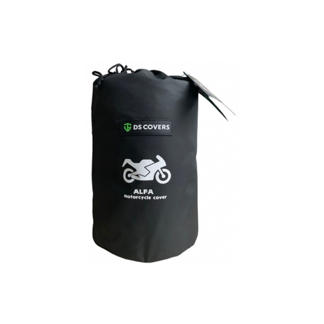 DS deckt Moto Cover Alfa grouss - mat Nummer Plack Fënster