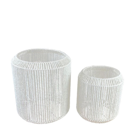 Set svetilk Dijk Natural Collections 2-delni v30 in v40cm beli