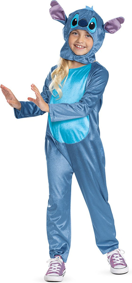 Disguise Disney - Lilo Stitch, Kostüm Stitch Classic, Gréisst s (5 - 6 Joer), Kand