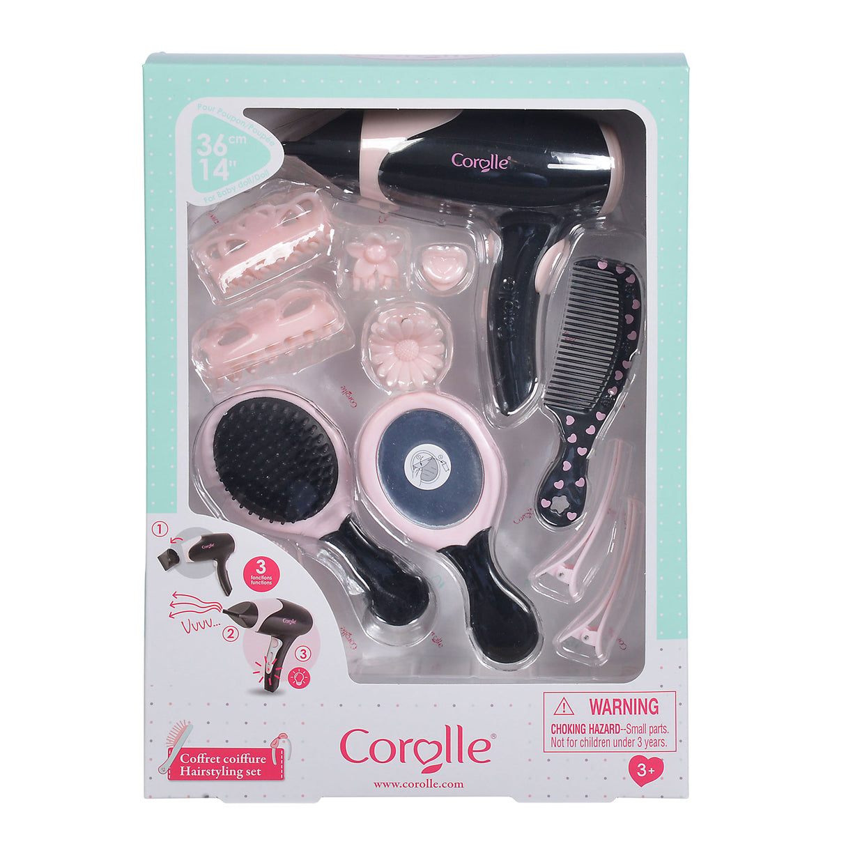 Les trendy Corolle - Panels Hairstyling Set