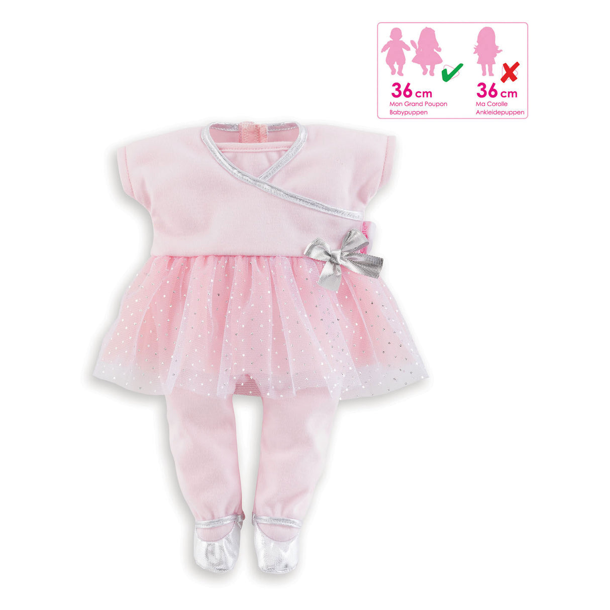 Corolle Mon Grand Poupon Poppenoutfit Dance, 36 cm