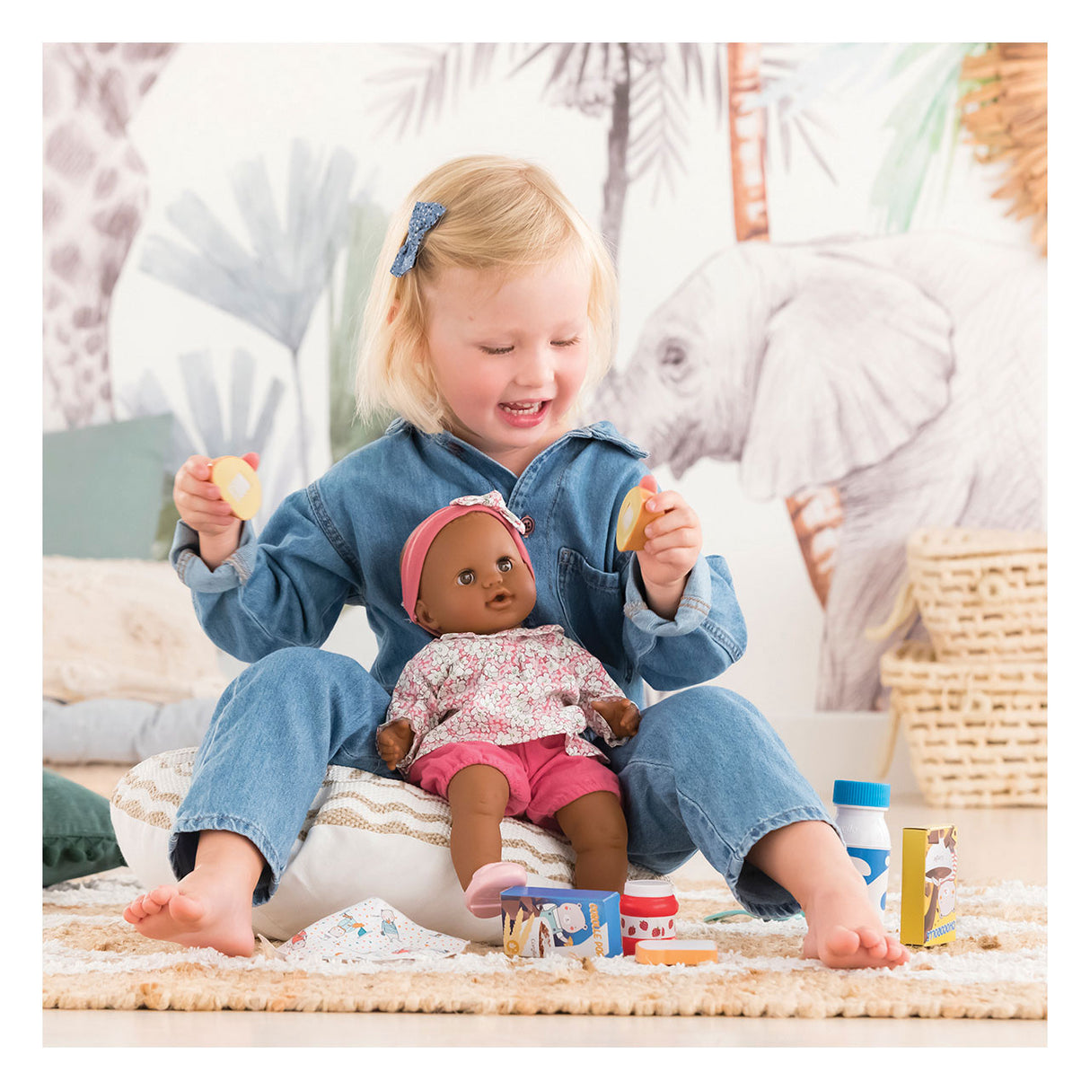 Corolle Mon Grand Poupon Dolls Care Set Morgenmad