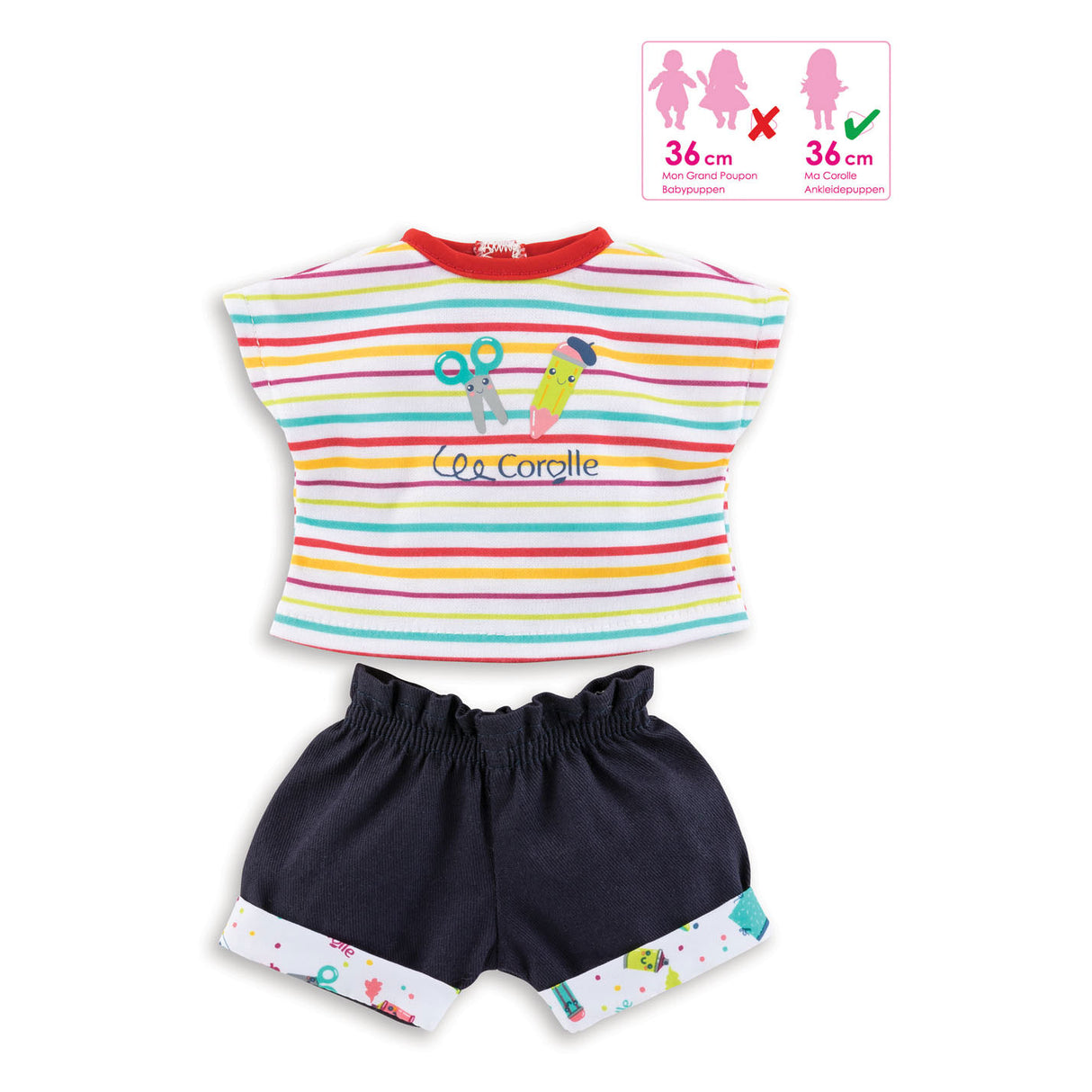 Corolle Ma Poppenoutfit Little Artist