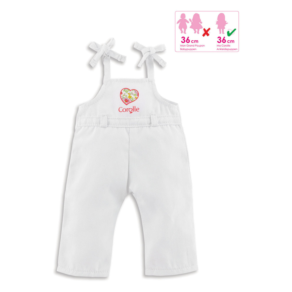 Corolle Ma dolls overall white