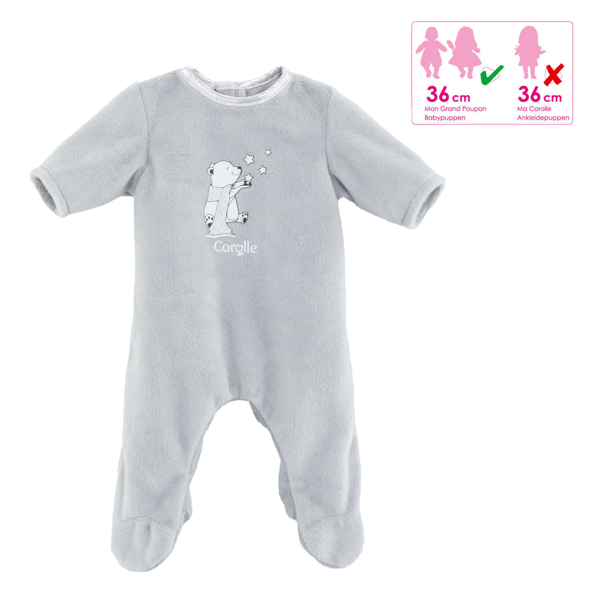 Corolle Mon Grand Poupon Pyjama Magical, 36cm