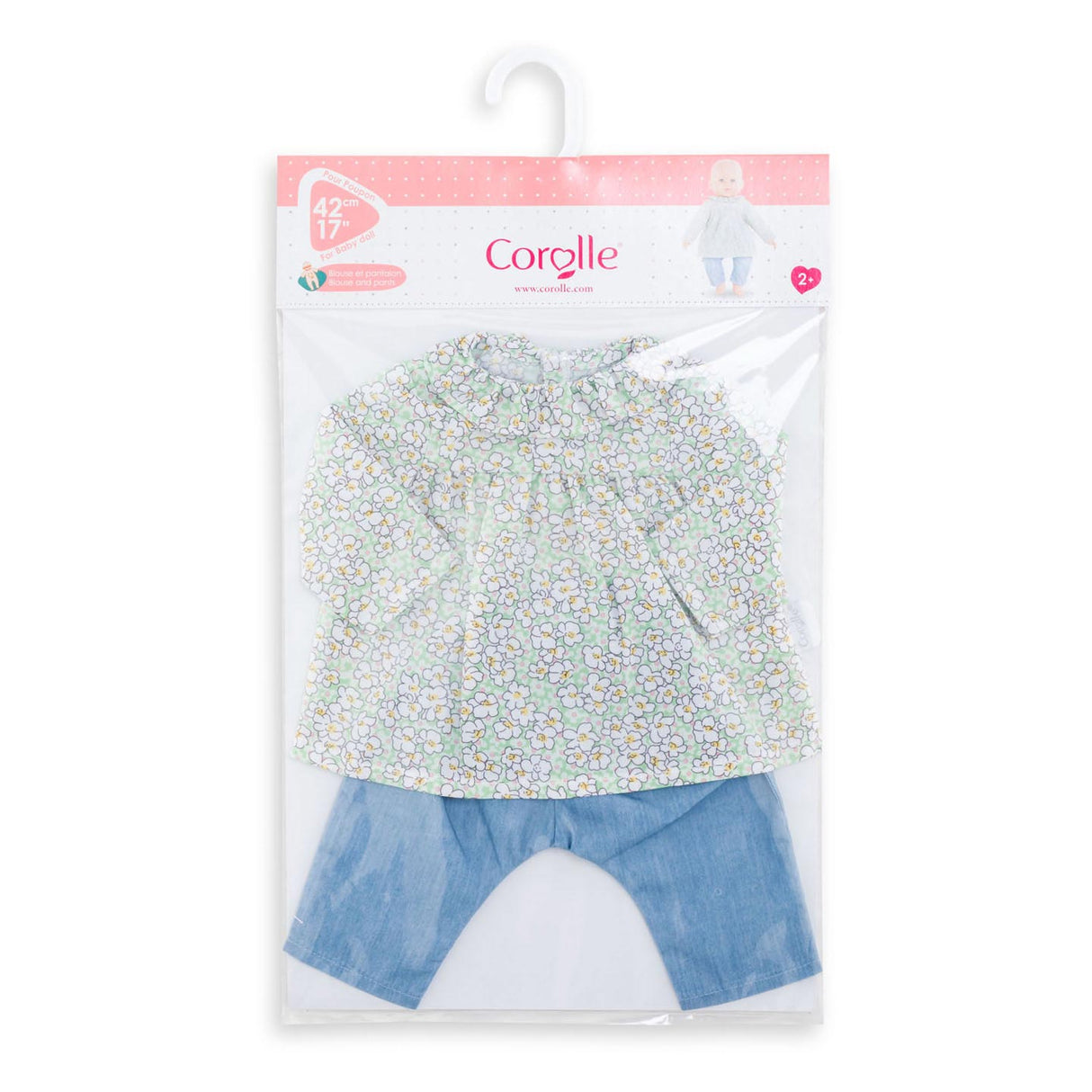 Corolle Mon Grand Poupon Dolls Blusa y Broek, 42 ​​cm