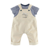 Corolle Mon Poupon Dungarees Ecru and T-Shirt, 30 cm