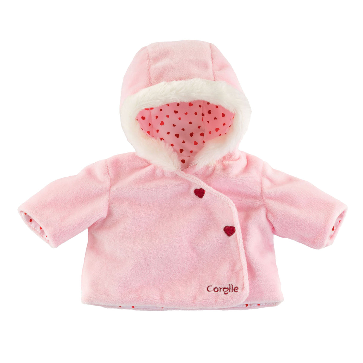 Corolle Mon Premier Poupon Jacket Hartjes Pink, 30cm