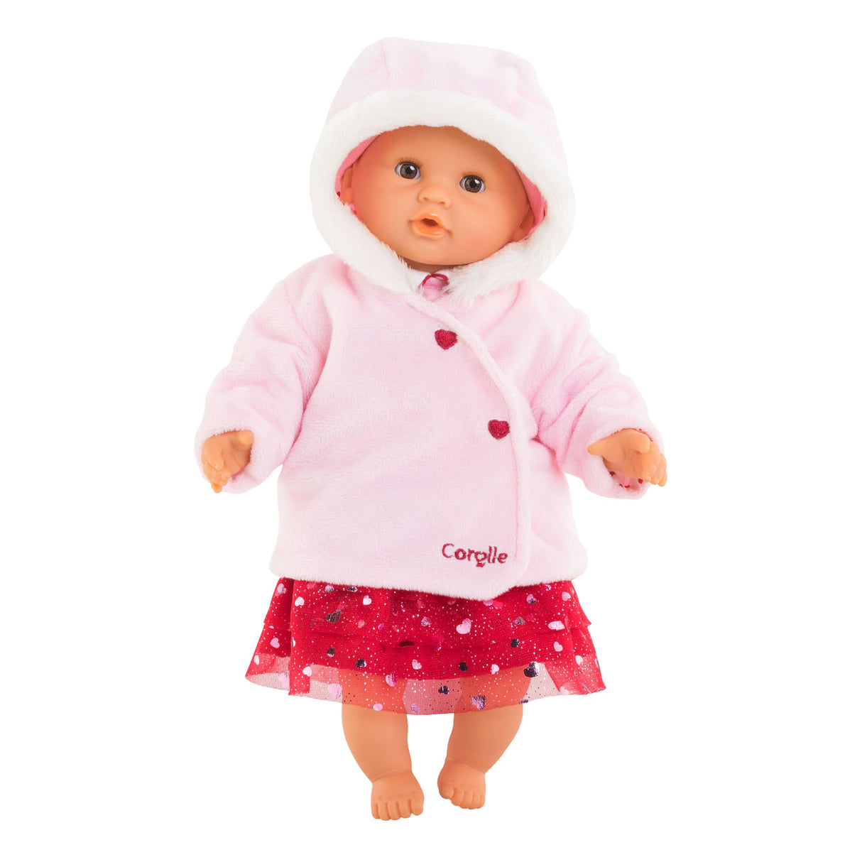 Corolle mon Premier Poupon Jacket Hartjes Pink, 30 cm