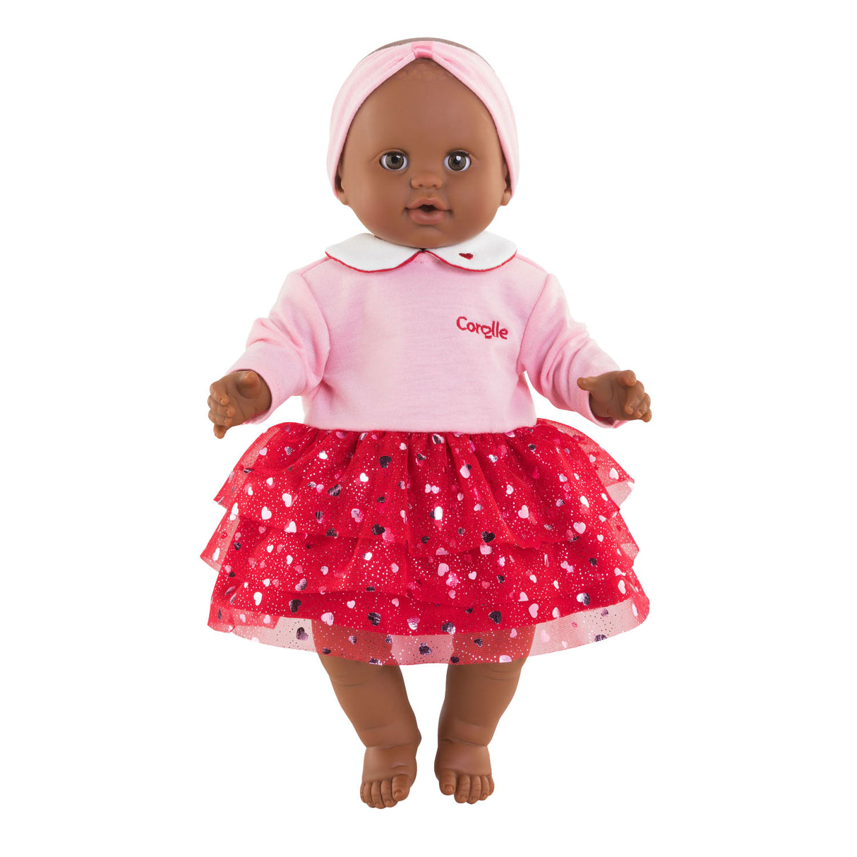 Corolle Mon Grand Poupon Hartjes dress and headband, 36cm