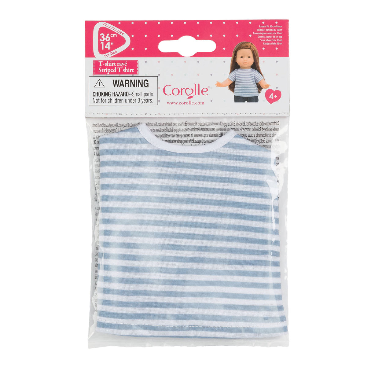 Corolle Ma Striped T-Shirt Blue, 36cm