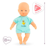 Doll leanbh folctha Corolle - gorm, 20cm