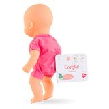 Corolle mini baddocka - rosa, 20cm