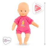 Corolle mini baddocka - rosa, 20cm