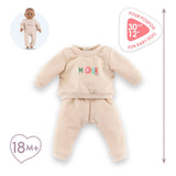 Corolle beige træningsdragt til babydukke, 30 cm