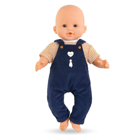 Corolle t-shirt and navy blue overalls, 36cm