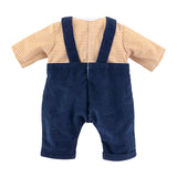 Camiseta Corolle e macacão azul marinho para boneca, 42cm