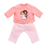 Corolle rosa pyjamas för dockor på 36cm, 2 st.