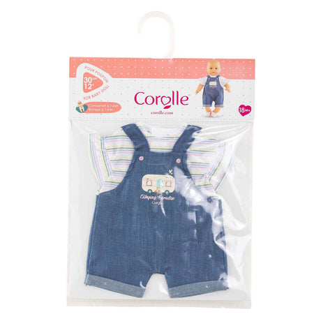 Corolle Jeans Overalls with T-Shirt Little Explorer - 30cm