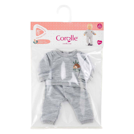 Corolle gray jogging suit little explorer - 30cm