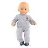Corolle gray jogging suit little explorer - 30cm