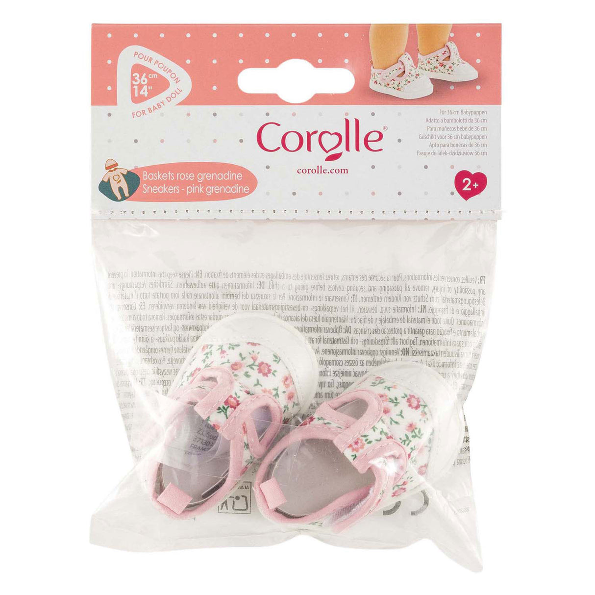 Corolle doll sneakers rose grenadine - 36cm