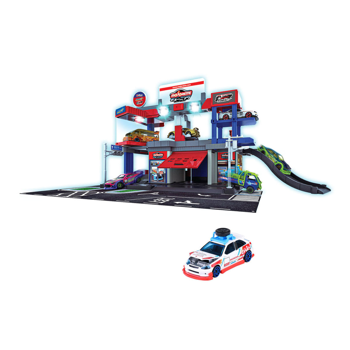 Majorrette Japan Serie Tuning Garage Play Set