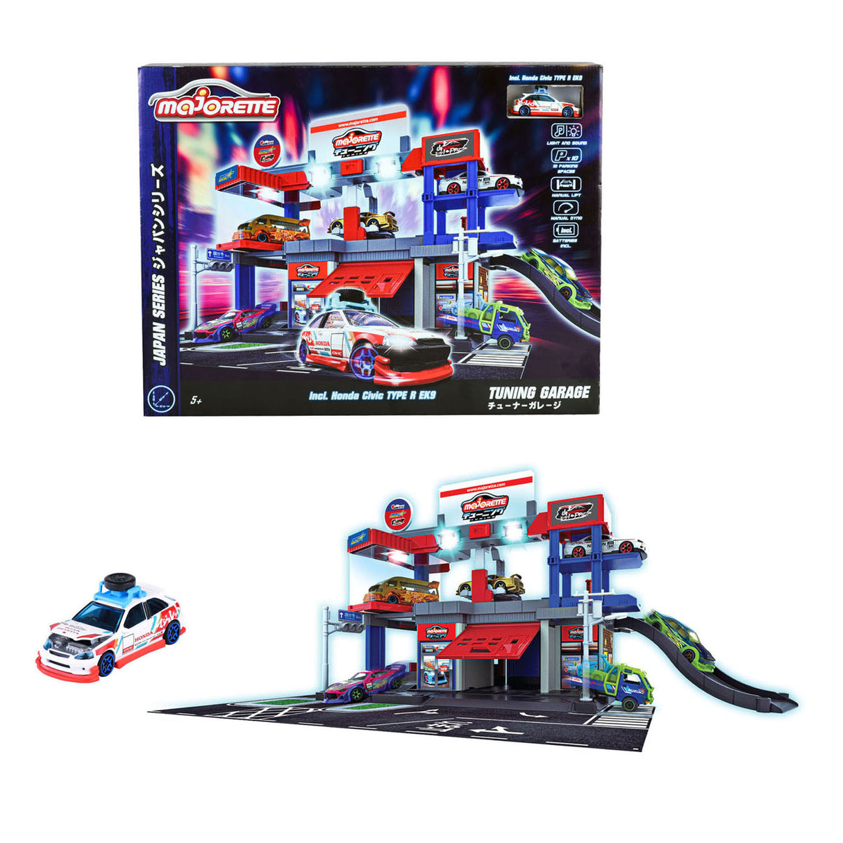 Majortette Japan Series Tuning Garage Play Set