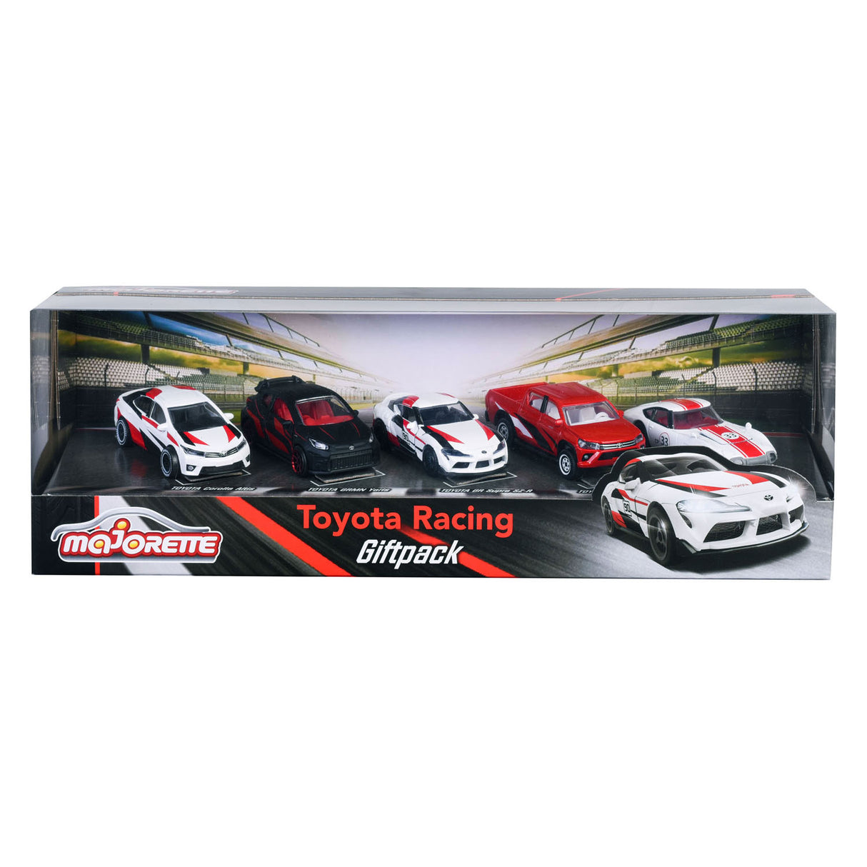 Majorette Toyota Die-Cast Racing Cars Gift Pack, 5st.