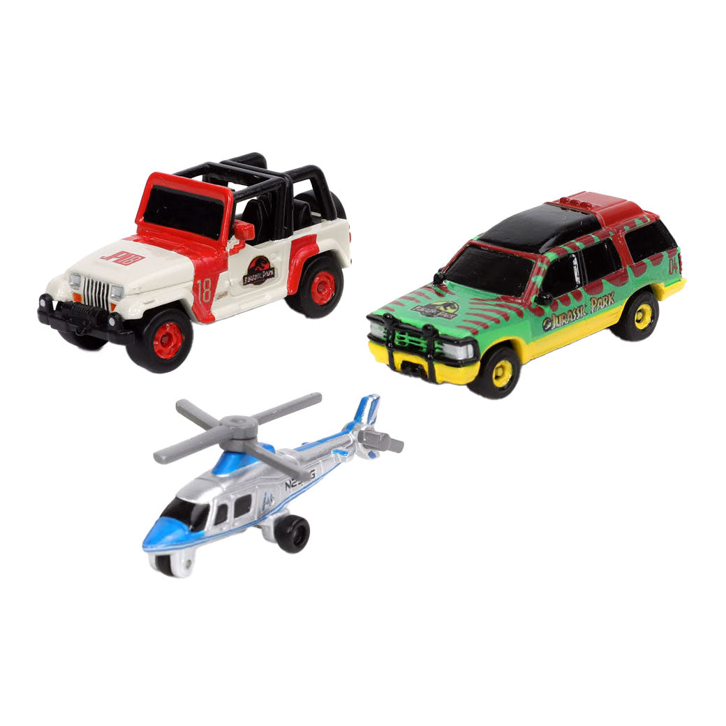 Jada Toys Jada Die Besetzung Jurassic World Nano Cars, 3st.